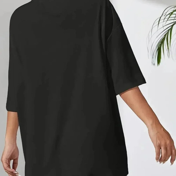 Print Drop Shoulder T-shirt - Picture 3 of 4